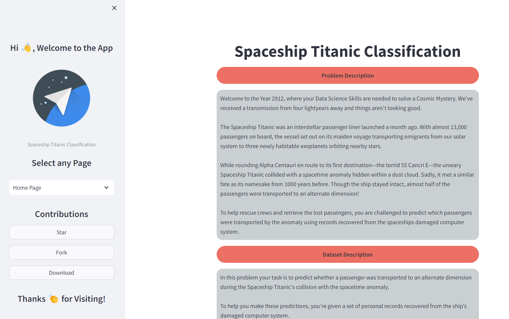 Spaceship Titanic Classification