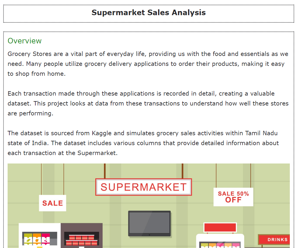 Supermarket Sales Analysis